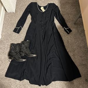 Western collection Vintage black dress